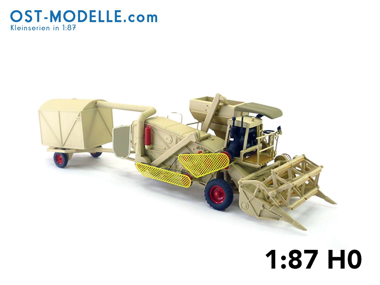 Preview: Mähdrescher E175 mit Spreuwagen beige